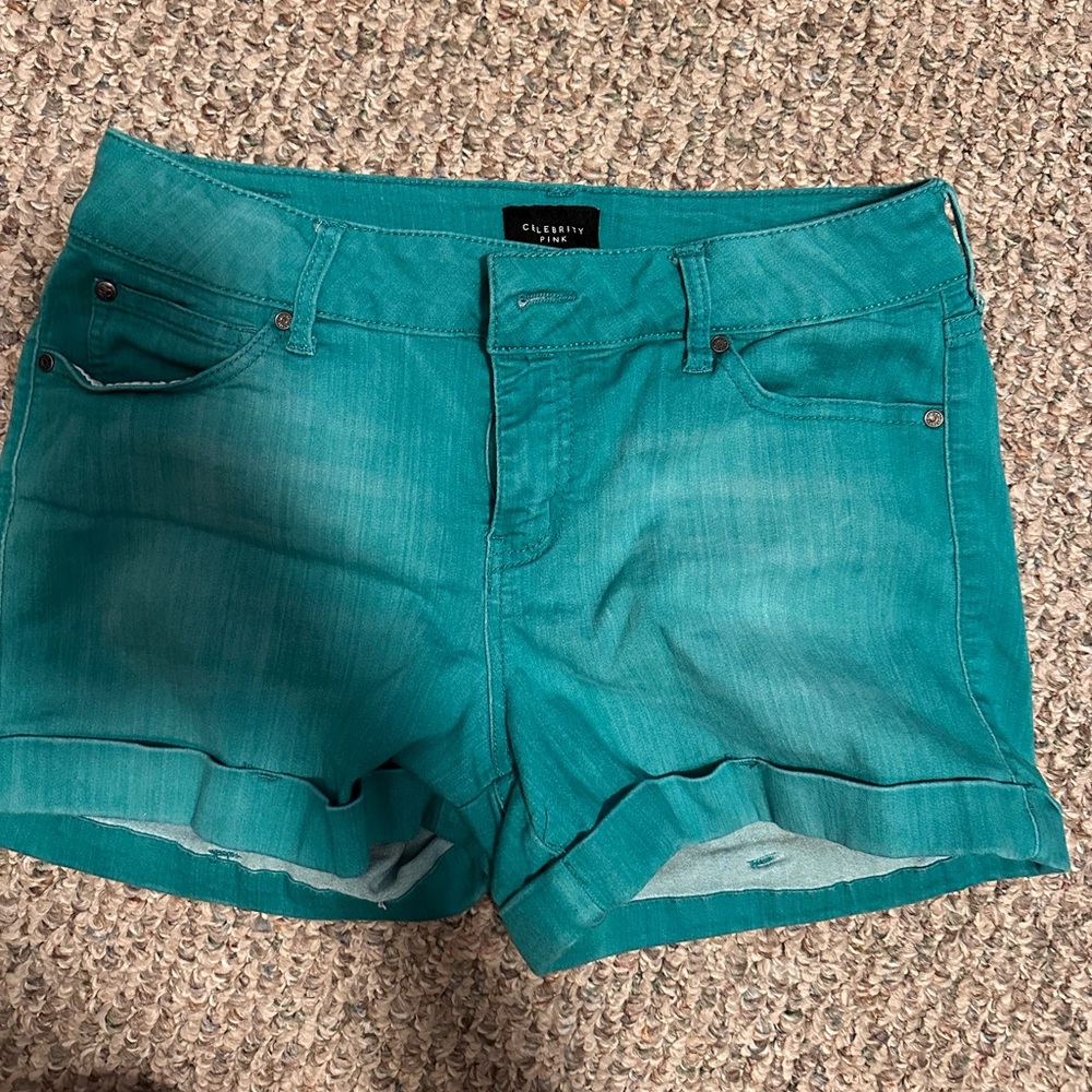 Green shorts
